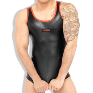 Outtox (Maskulo) Red/Black Tank Top.TP140-10-M